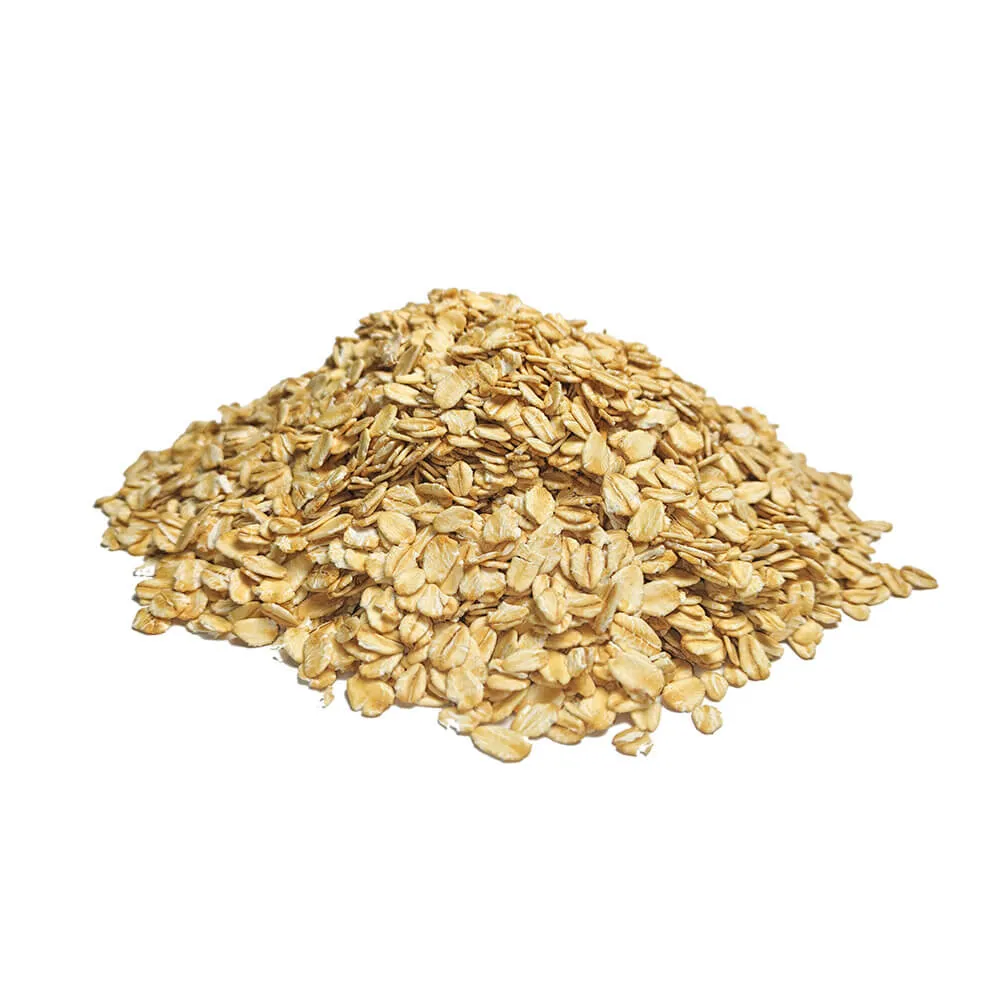Avena integral en hojuelas para desayunos granolas y repostería Makkadamia